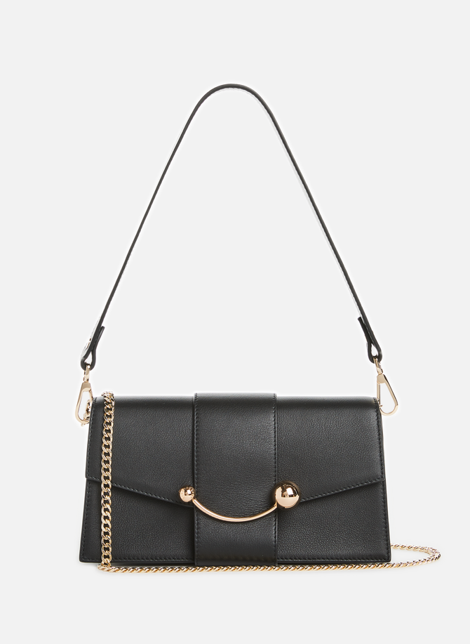 Mini Crescent leather handbag STRATHBERRY