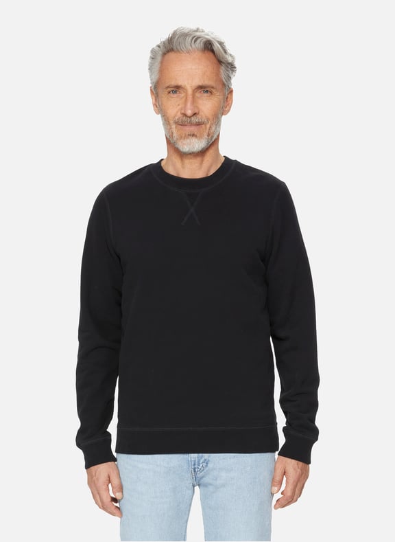 Cotton sweatshirt Black by SUNSPEL SUNSPEL Cotton sweatshirt Black