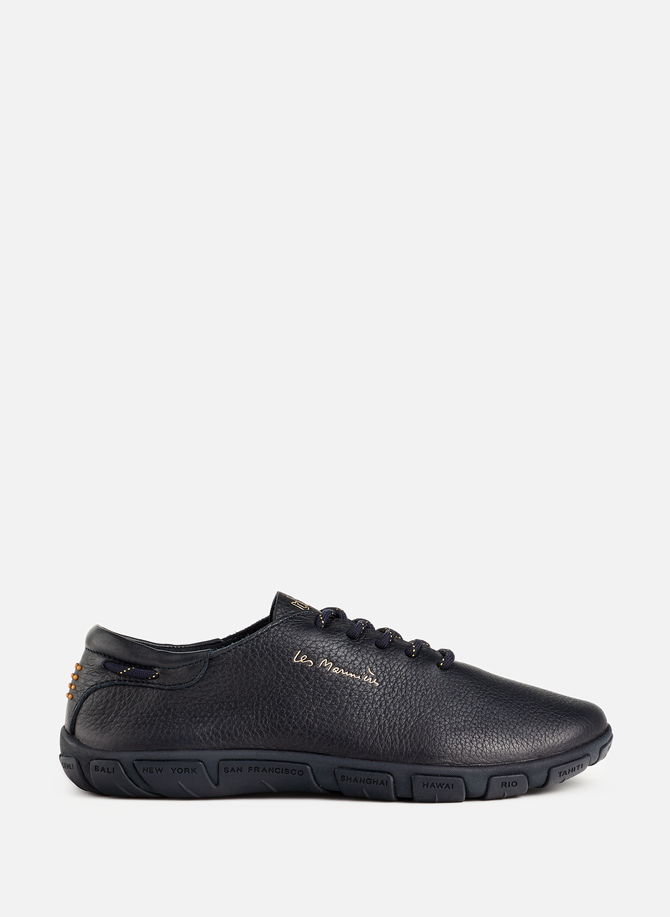 Low-top leather sneakers TBS