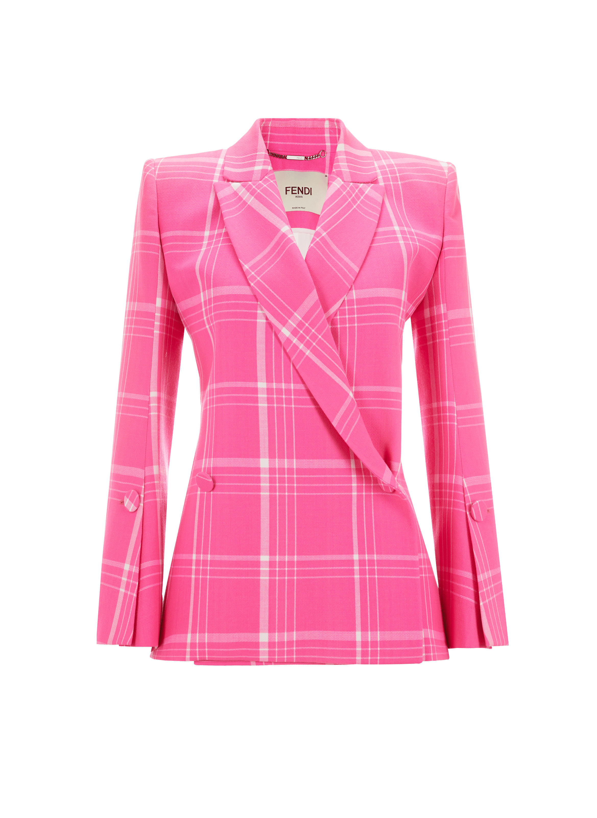 fendi pink coat