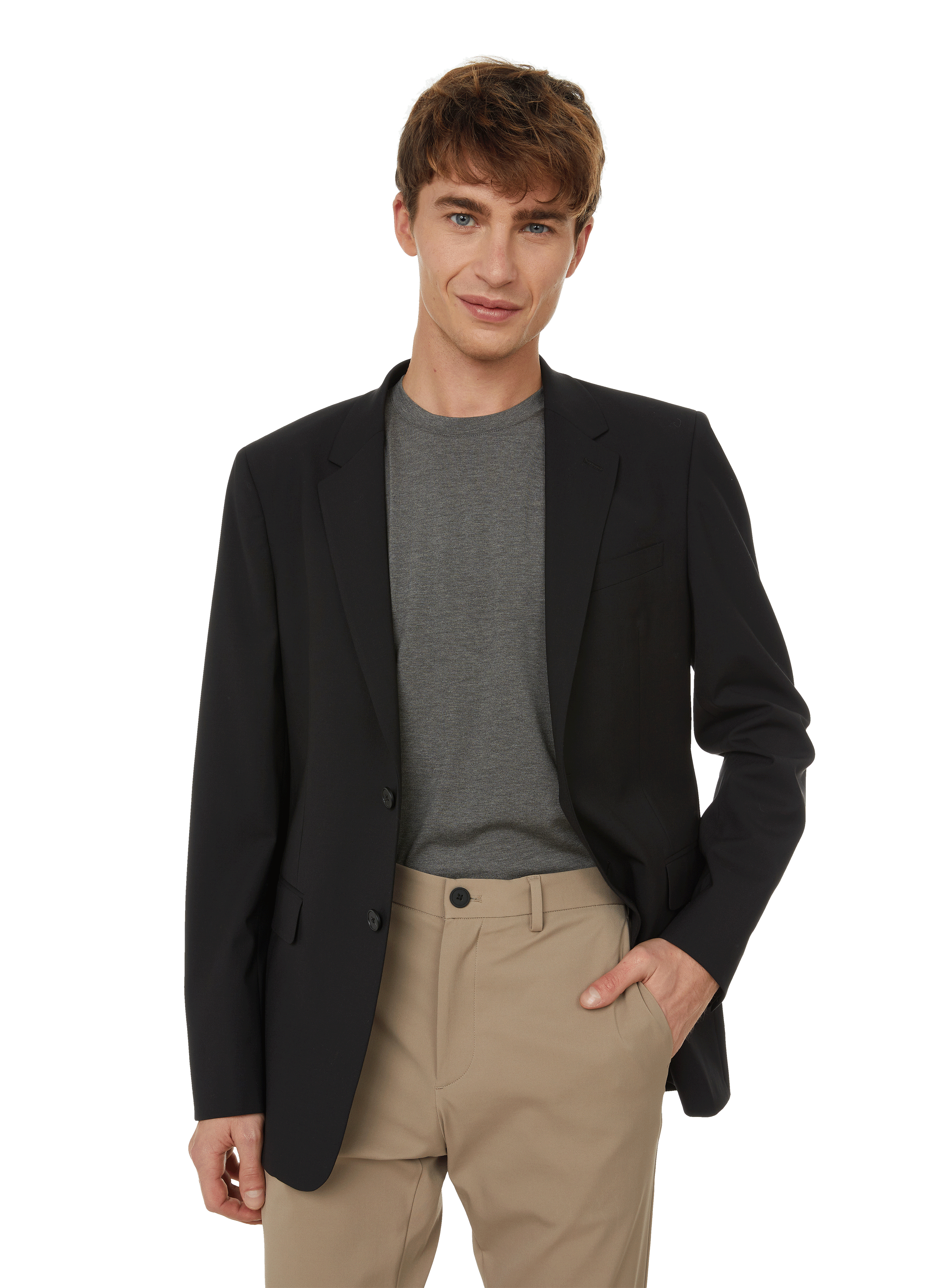 men's wool blend blazer