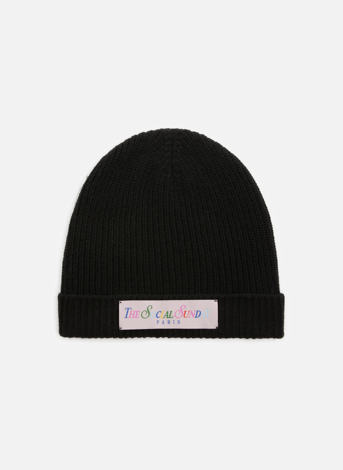 Wool-blend beanie hat THE SOCIAL SUNDAY