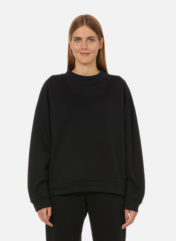 THE SOCIAL SUNDAY Organic cotton sweatshirt Black