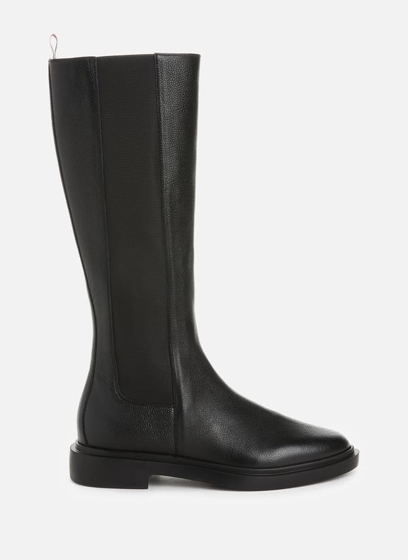 Leather Chelsea boots Black by THOM BROWNE THOM BROWNE Leather Chelsea boots Black