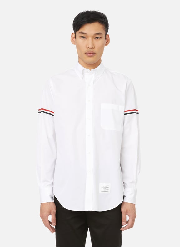 Classic cotton shirt White by THOM BROWNE THOM BROWNE Classic cotton shirt White