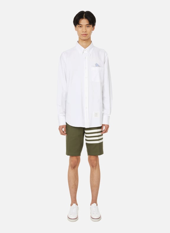 Cotton Oxford shirt White by THOM BROWNE THOM BROWNE Cotton Oxford shirt White