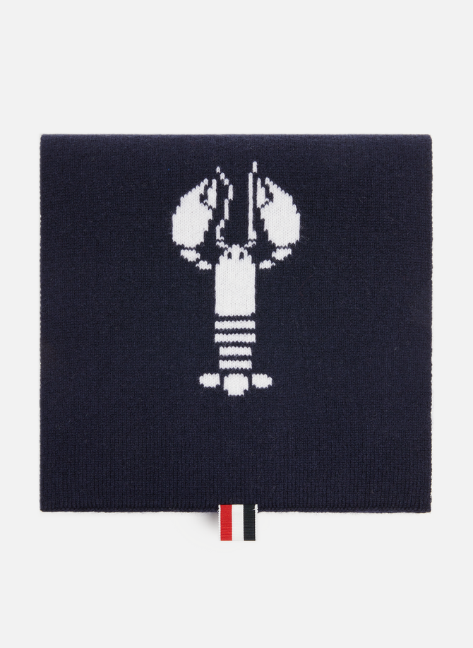 Hector & Lobster virgin wool scarf THOM BROWNE