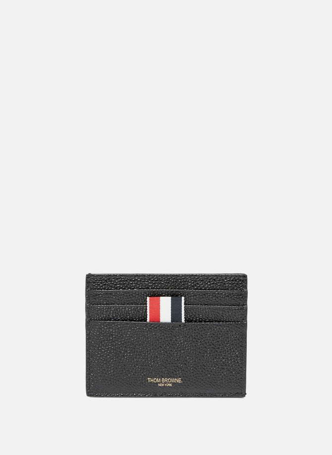 Leather Card Holder THOM BROWNE