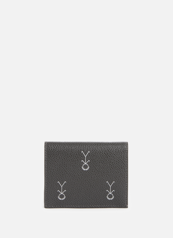 Leather card holder THOM BROWNE