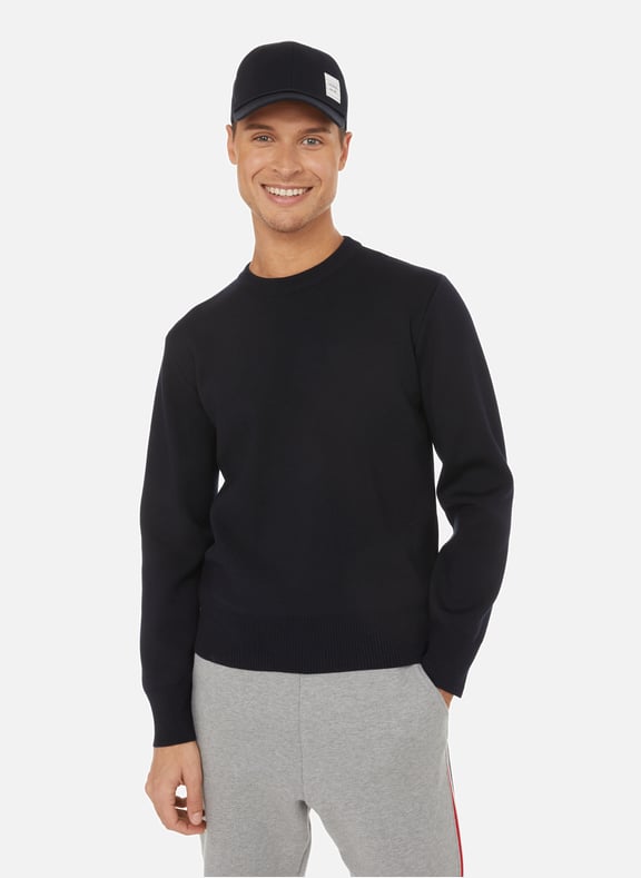 Merino wool jumper Blue by THOM BROWNE THOM BROWNE Merino wool jumper Blue
