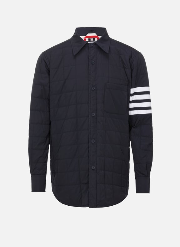 Quilted jacket Blue by THOM BROWNE THOM BROWNE Quilted jacket Blue