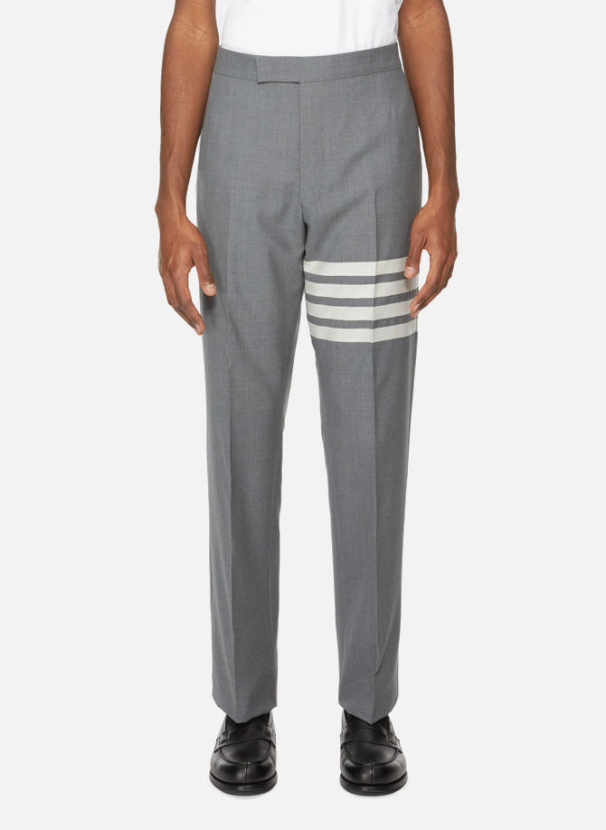 Weave straight Trousers THOM BROWNE