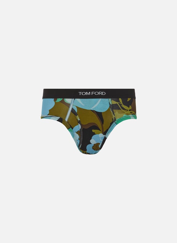 Stretch cotton kangaroo briefs Multicolour by TOM FORD UNDERWEAR TOM FORD UNDERWEAR Stretch cotton kangaroo briefs Multicolour