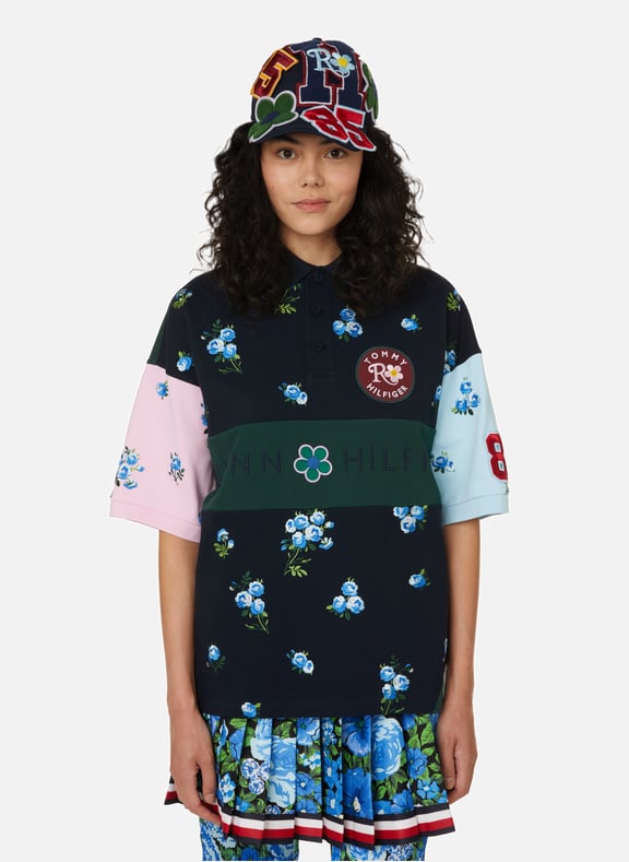 BOXY POLO Blue by TOMMY HILFIGER TOMMY HILFIGER BOXY POLO Blue