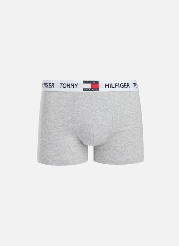 Recycled stretch cotton boxers Grey by TOMMY HILFIGER TOMMY HILFIGER Recycled stretch cotton boxers Grey