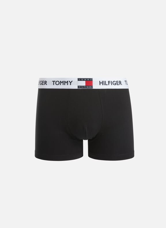 Recycled stretch cotton boxers Black by TOMMY HILFIGER TOMMY HILFIGER Recycled stretch cotton boxers Black