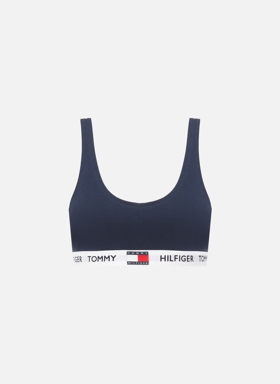 Jersey bra with logo Blue by TOMMY HILFIGER TOMMY HILFIGER Jersey bra with logo Blue