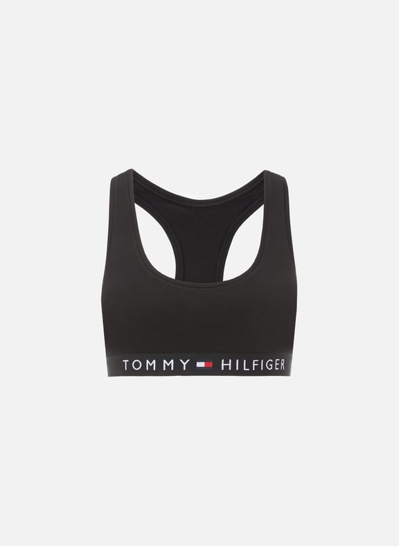 Jersey bra with logo Black by TOMMY HILFIGER TOMMY HILFIGER Jersey bra with logo Black
