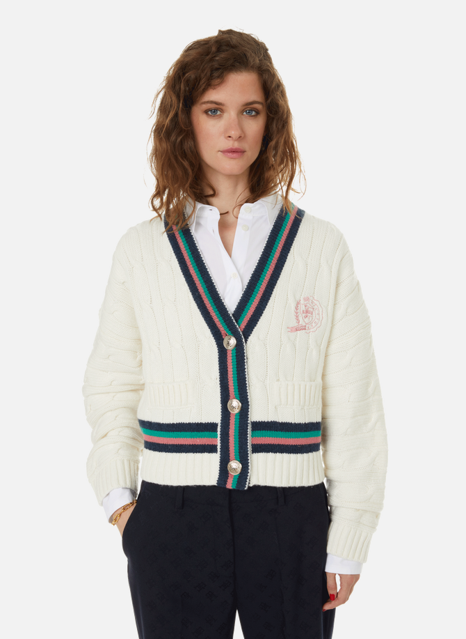 Tommy Icons wool-blend cardigan TOMMY HILFIGER