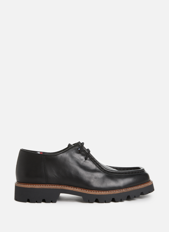 Leather boat-style derby shoes TOMMY HILFIGER