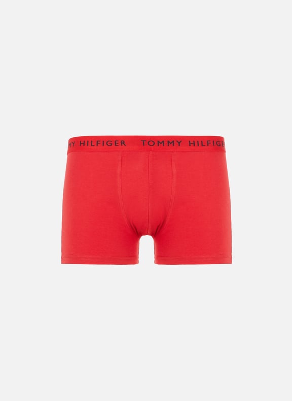 Pack of three organic stretch cotton boxers Multicolour by TOMMY HILFIGER TOMMY HILFIGER Pack of three organic stretch cotton boxers Multicolour