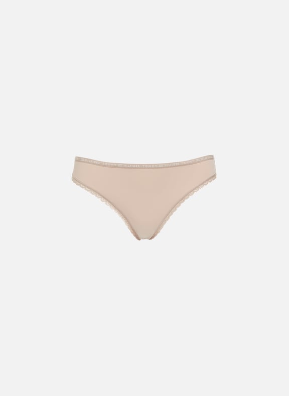 Set of three cotton thongs Pink by TOMMY HILFIGER TOMMY HILFIGER Set of three cotton thongs Pink