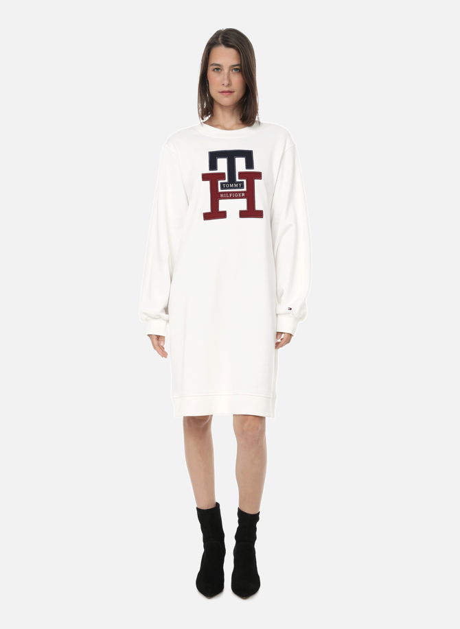 Organic cotton and cotton-blend sweatshirt dress TOMMY HILFIGER