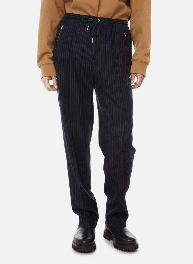 Striped recycled wool-blend trousers TOMMY HILFIGER