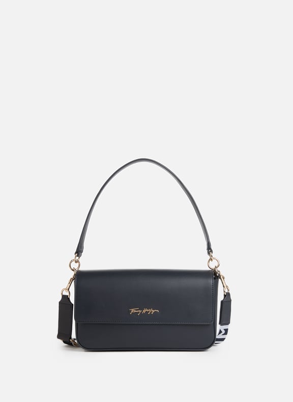 Baguette bag Blue by TOMMY HILFIGER TOMMY HILFIGER Baguette bag Blue