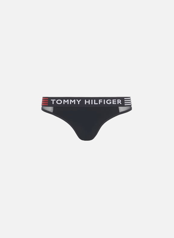 Thong with logo Blue by TOMMY HILFIGER TOMMY HILFIGER Thong with logo Blue