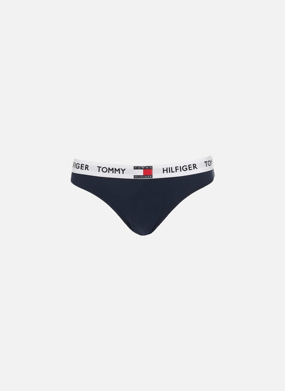 Thong with logo Blue by TOMMY HILFIGER TOMMY HILFIGER Thong with logo Blue