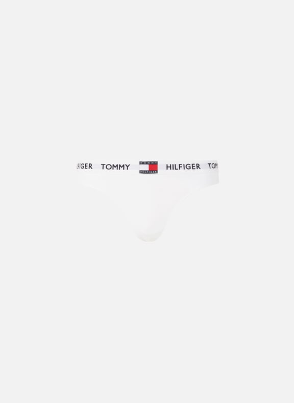 Stretch cotton thong White by TOMMY HILFIGER TOMMY HILFIGER Stretch cotton thong White