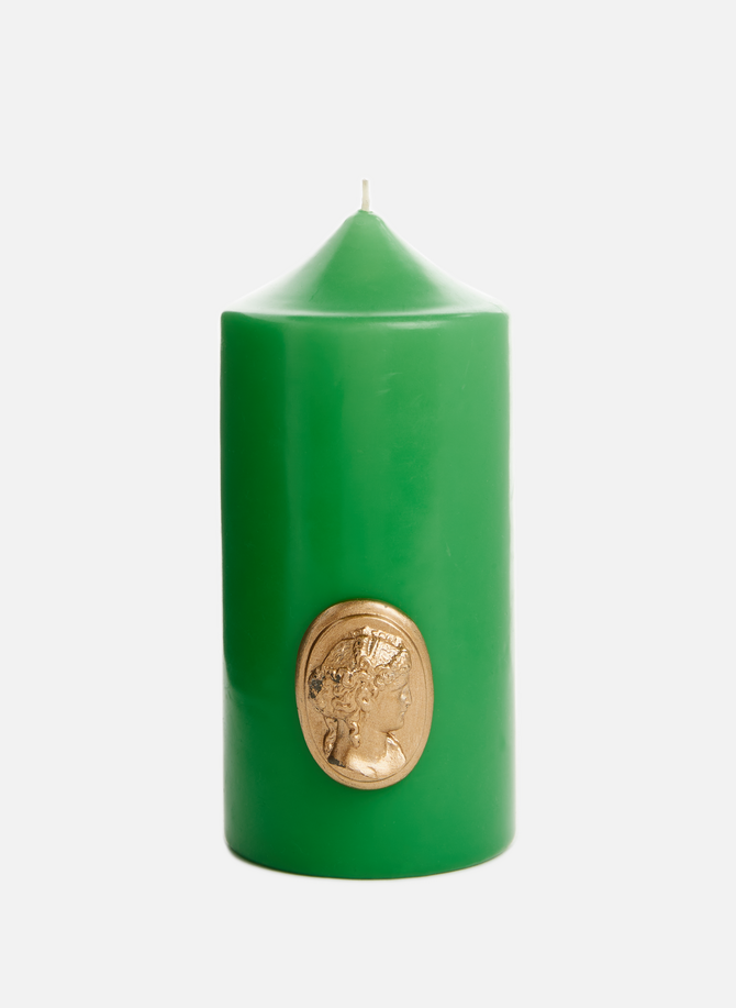 Green Cameo pillar candle - Printemps exclusive TRUDON