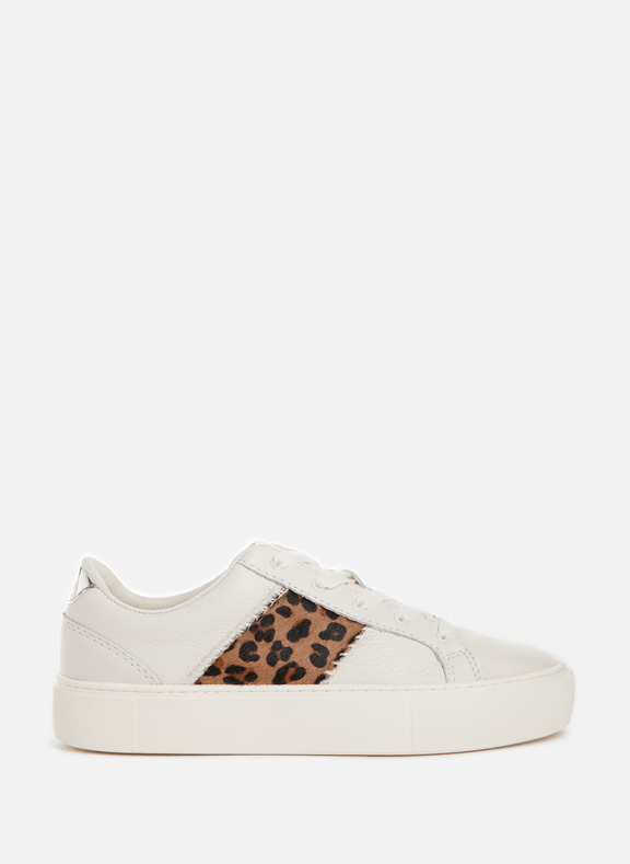 UGG Dinale Exotic low-top leather sneakers White