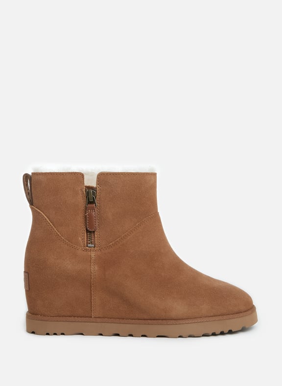 Zip Mini leather boots Brown by UGG UGG Zip Mini leather boots Brown