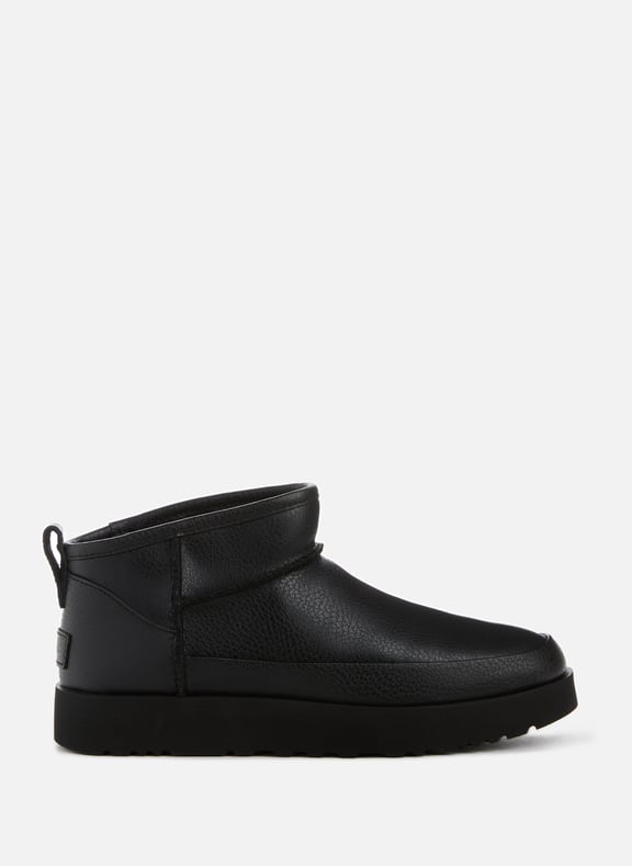 Classic Sugar Ultra Mini recycled boots Black by UGG UGG Classic Sugar Ultra Mini recycled boots Black