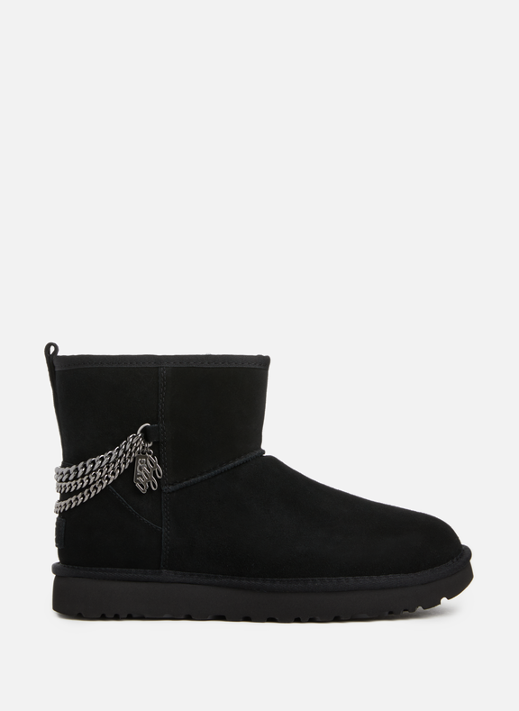 UGG Mini Chains suede ankle boots Black