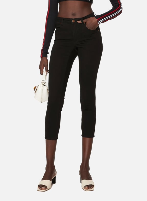 Seine Mid Rise 27 cotton Jeans Black by UNIVERSAL STANDARD UNIVERSAL STANDARD Seine Mid Rise 27 cotton Jeans Black