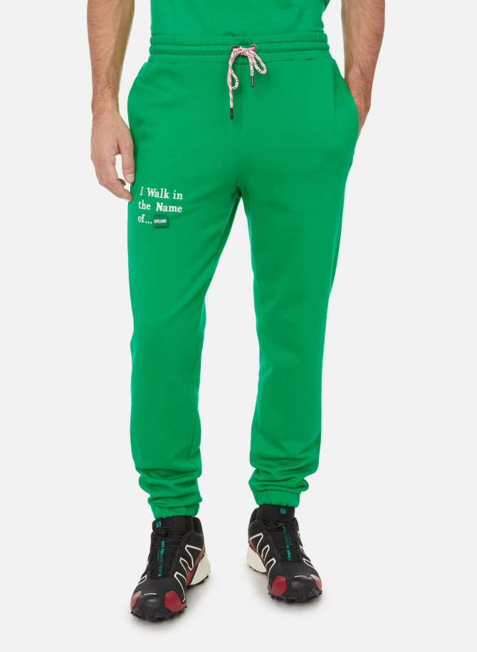 Joggers with embroidered logo UNTIL THE NIGHT IS OVER