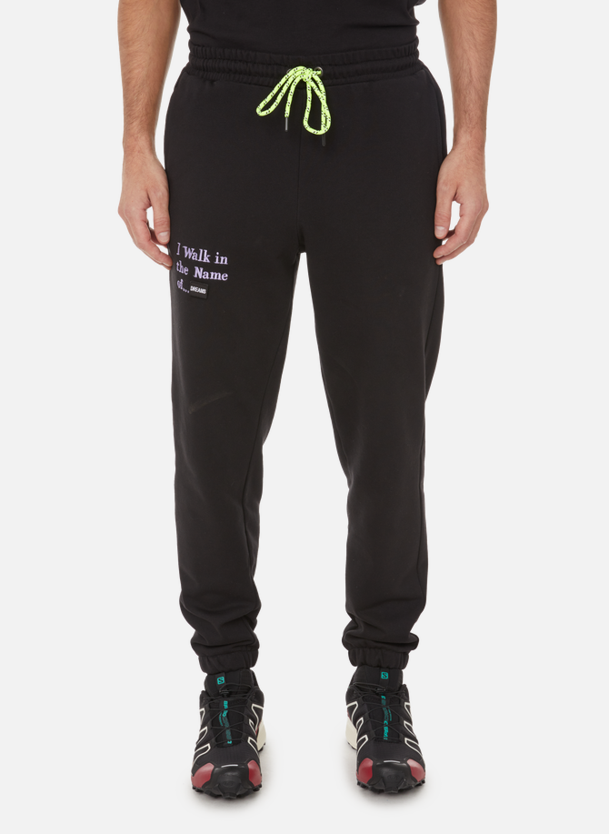 Joggers with embroidered logo UNTIL THE NIGHT IS OVER