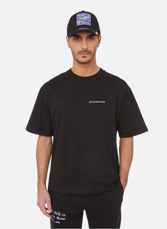 Cotton T-shirt Multicolour by UNTIL THE NIGHT IS OVER UNTIL THE NIGHT IS OVER Cotton T-shirt Multicolour