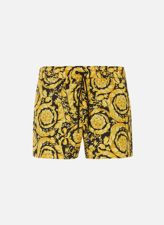 VERSACE  Printed swim shorts Golden