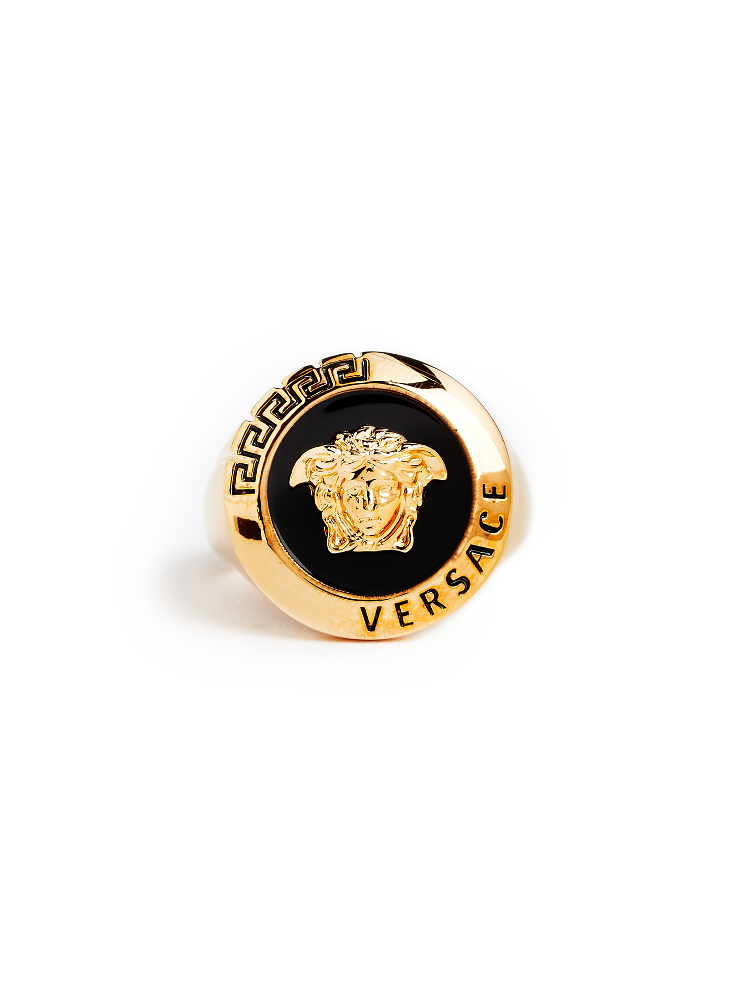 versace medusa head ring