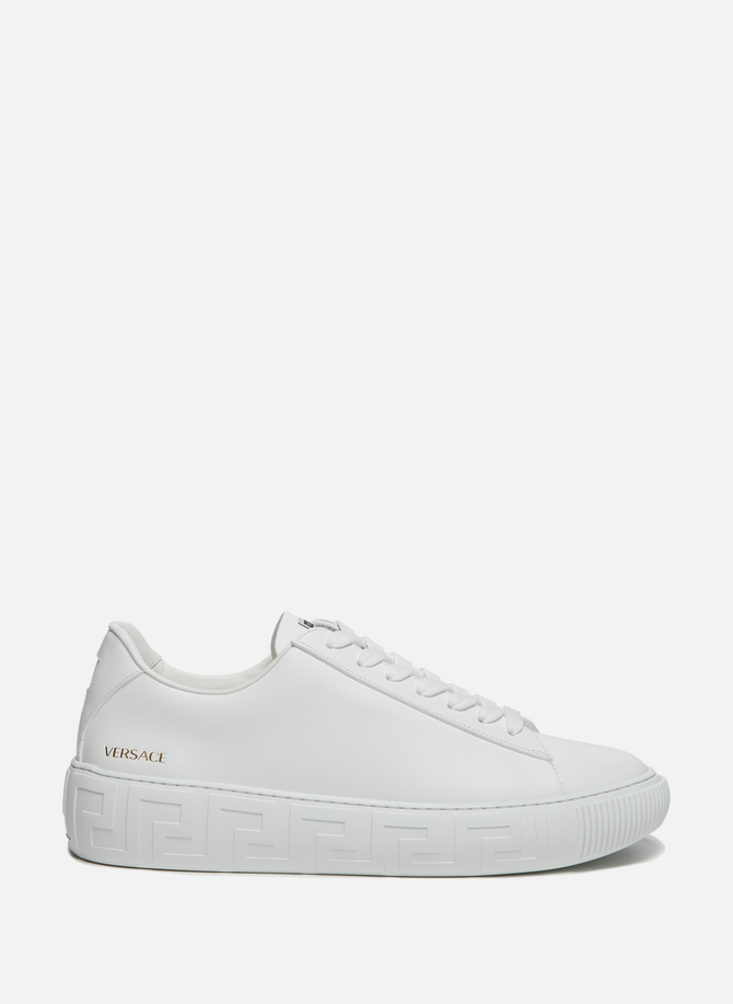 Leather sneakers VERSACE