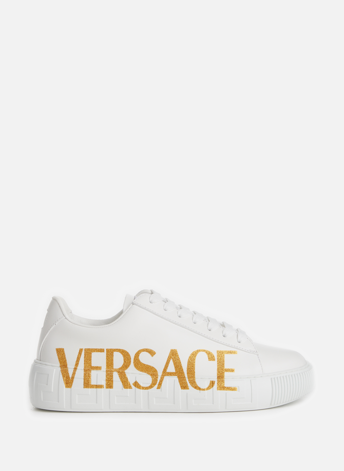 Leather sneakers VERSACE