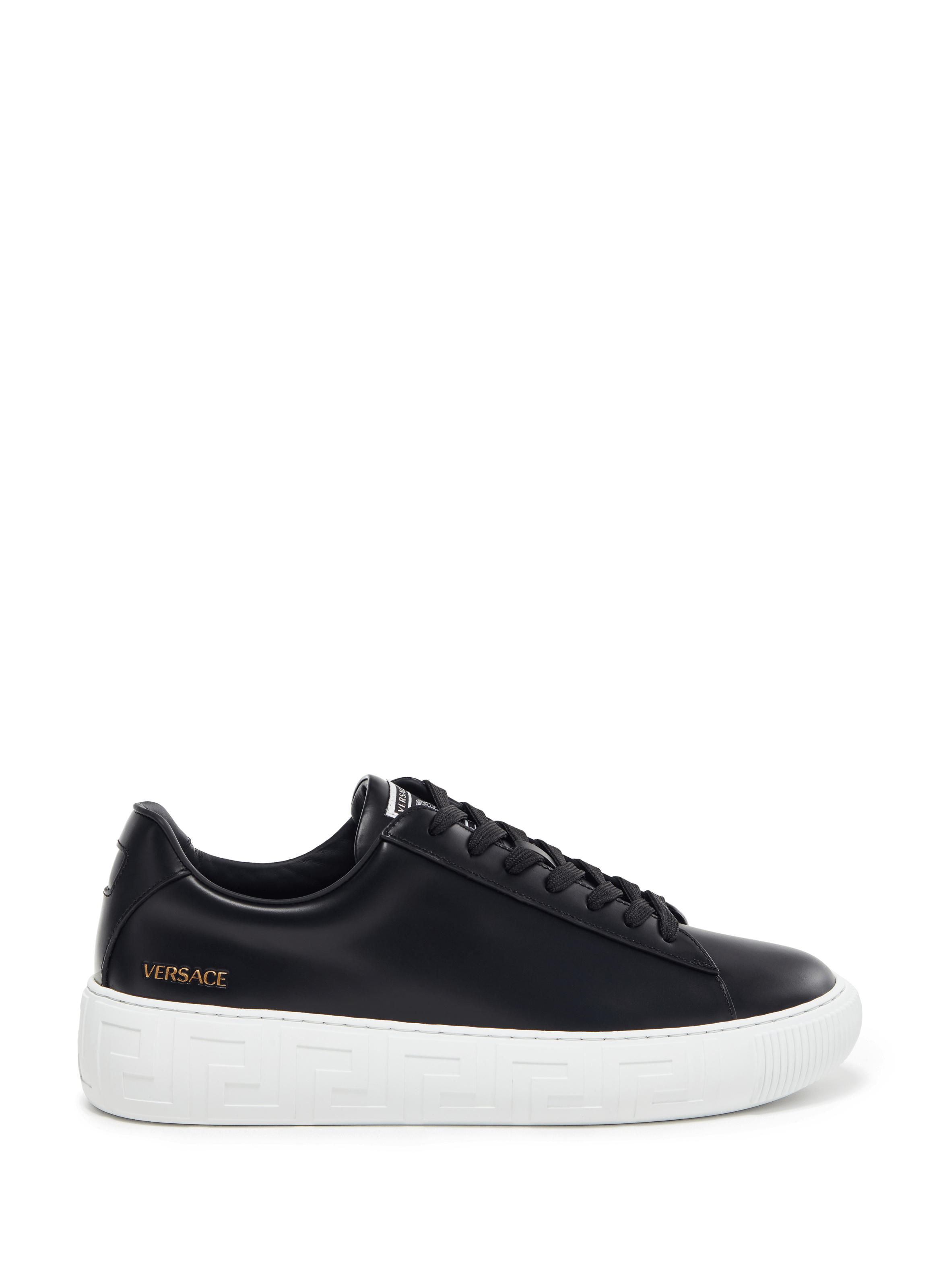 versace leather sneakers