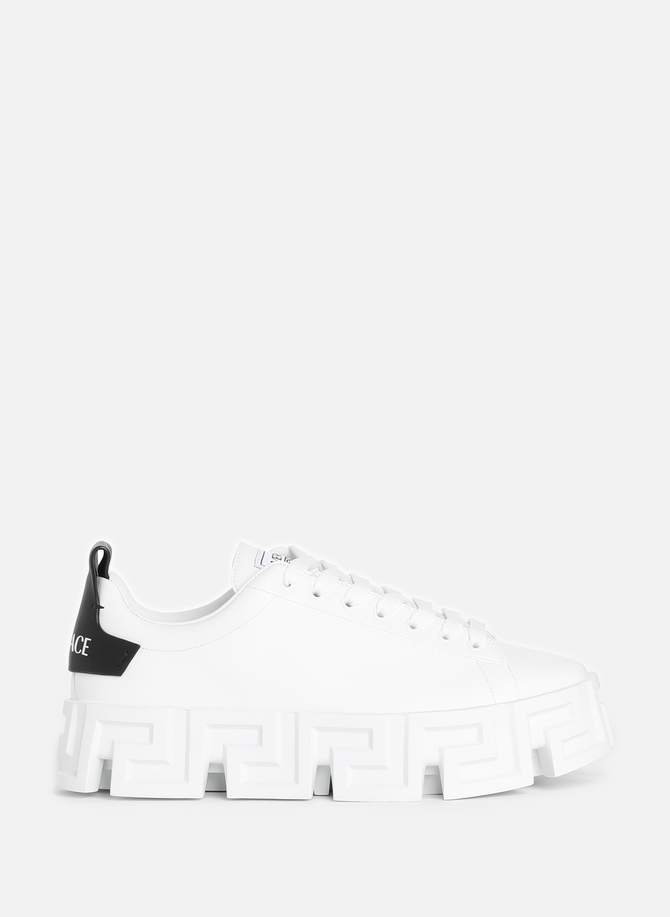 Greca Labyrinth leather sneakers VERSACE