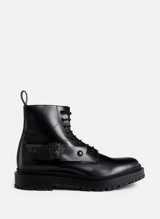 Medusa leather ankle boots VERSACE