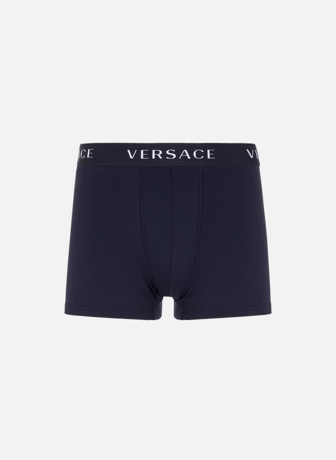 Cotton boxer shorts with logo VERSACE