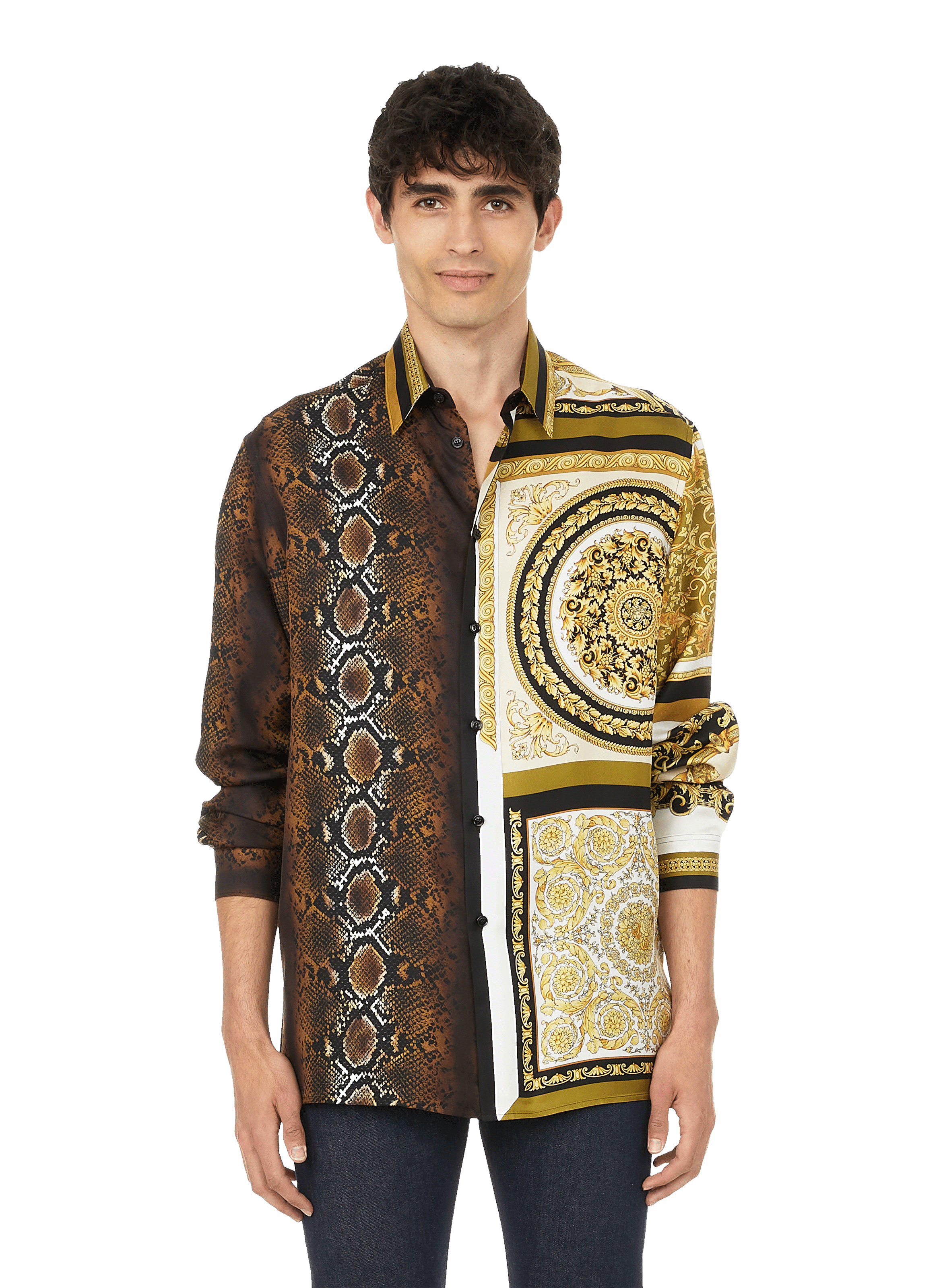 versace cotton shirt